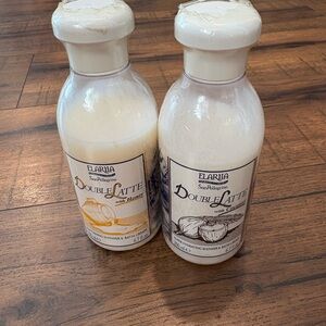 Elarila San Pellegrino Double Latte w/Honey & Coconut Shower Cream 2 NEW
